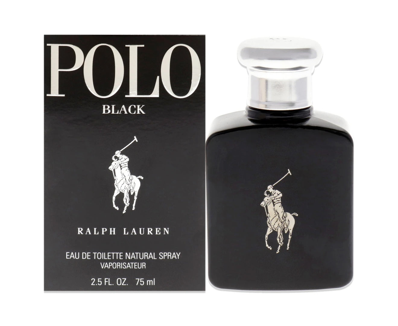 Polo Black and Blue Kit by Ralph Lauren for Men - 2 Pc Kit 2 x 2.5oz EDT Spray
