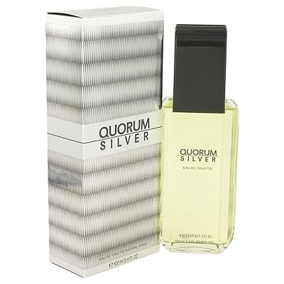 Quorum Silver by Puig, 3.4 oz Eau De Toilette Spray for men