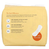 Rael, Organic Cotton Cover Panty Liners, Long, 18 Count