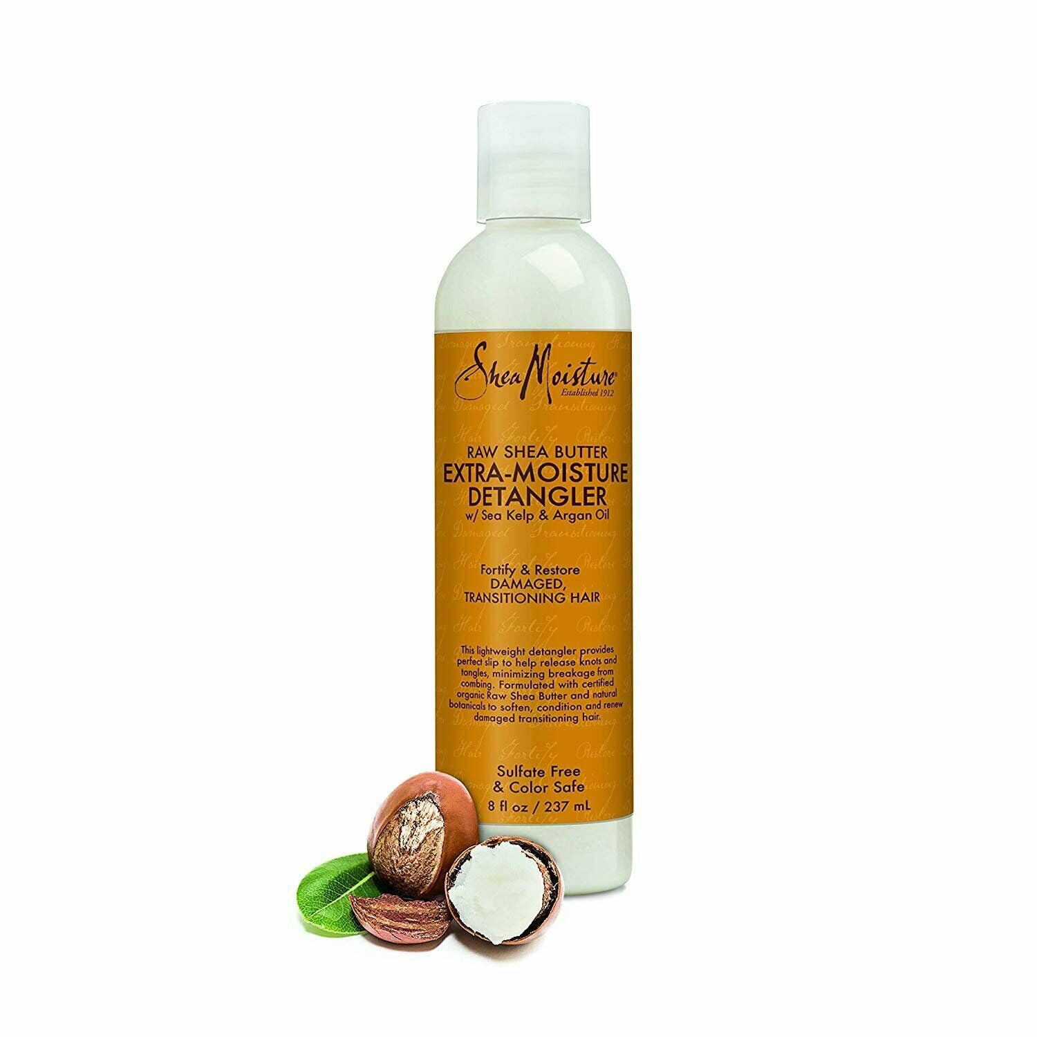 Raw Shea Butter Extra-Moisture Detangler by Shea Moisture for Unisex - 8 oz Detangler