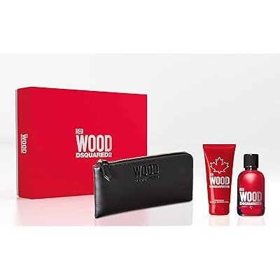 Red Wood by Dsquared2, 3 Piece Gift Set for Women