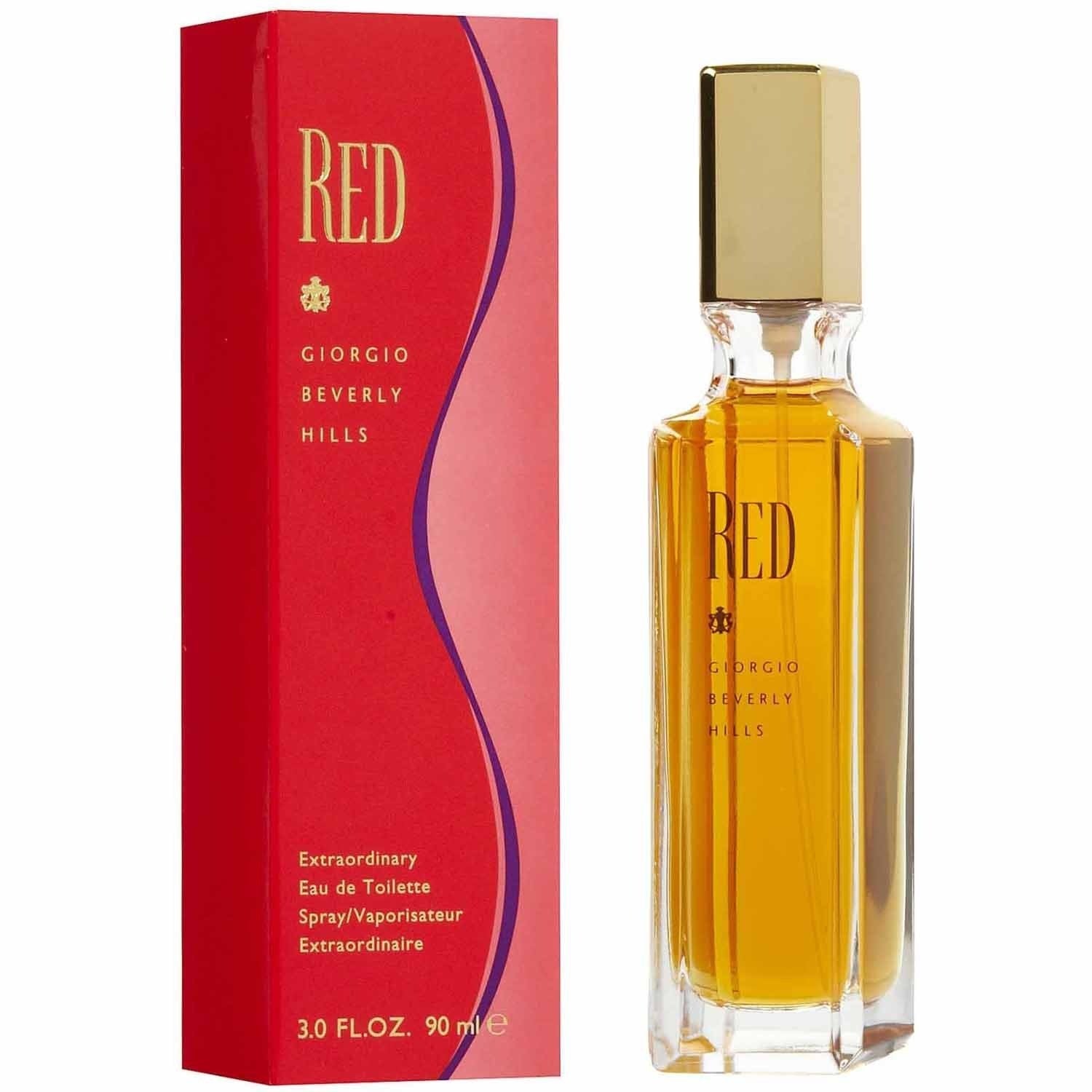 Red by Giorgio Beverly Hills for Women - 3 oz EDT Spray