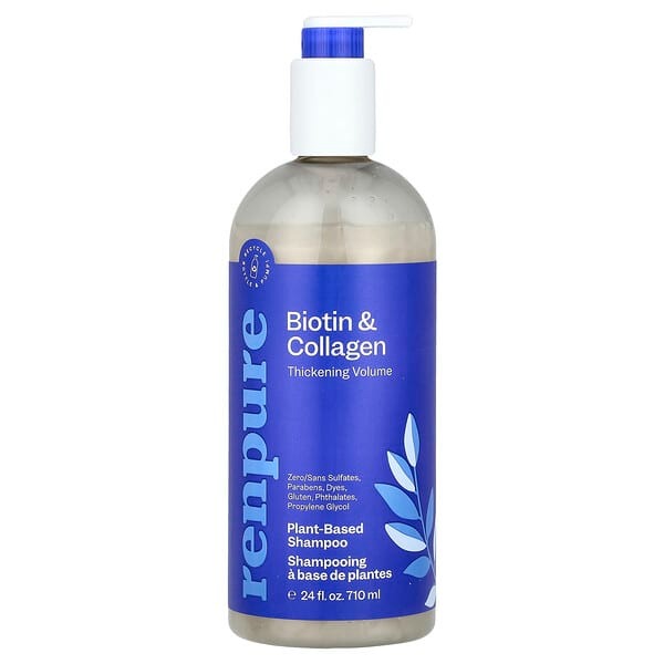 Renpure, Biotin & Collagen Shampoo, 24 fl oz (710 ml)