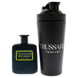 Riflesso Blue Vibe by Trussardi for Men - 2 Pc Gift Set 3.4 oz EDT Spray, Sport Bottle