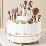 Rotate Makeup Brush Holder Makeup organizer and Skincare Storage for woman