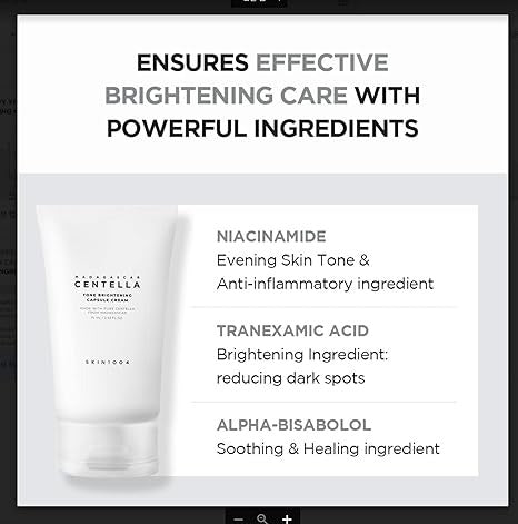 SKIN1004, Madagascar Centella, Tone Brightening Capsule Cream, 2.53 fl oz (75 ml)