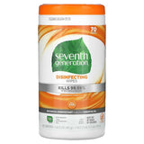 Seventh Generation, Disinfecting Wipes, Lemongrass Citrus, 70 Wet Wipes, 1 lb 0.3 oz (461 g)