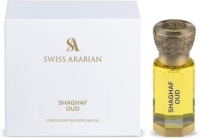 Shaghaf Oud by Swiss Arabian for Unisex - 0.4 oz Parfum Oil