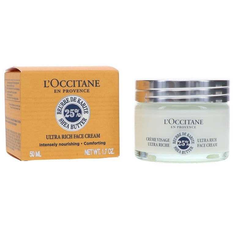 Shea Butter Ultra Rich Face Cream by LOccitane for Unisex - 1.7 oz Face Cream