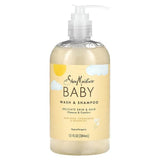 SheaMoisture, Baby Wash & Shampoo, Raw Shea, Chamomile & Argan Oil, 13 fl oz (384 ml)