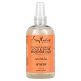 SheaMoisture, Hold & Shine Moisture Mist with Silk Protein & Neem Oil, Coconut & Hibiscus , 8 fl oz (237 ml)