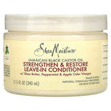 SheaMoisture, Jamaican Black Castor Oil, Strengthen & Restore Leave-In Conditioner, 11.5 fl oz (340 ml)