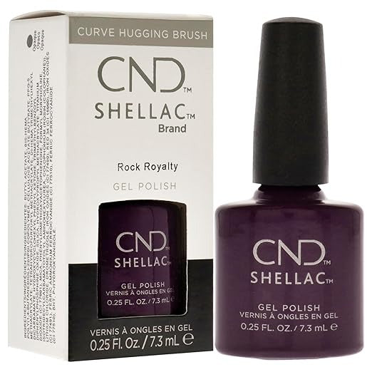 Shellac Nail Color - Rock Royalty by CND for Women - 0.25 oz Nail Polish