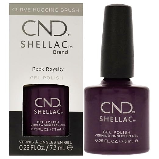 Shellac Nail Color - Rock Royalty by CND for Women - 0.25 oz Nail Polish