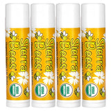 Sierra Bees, Organic Lip Balms, Honey, 4 Pack, 0.15 oz (4.25 g) Each