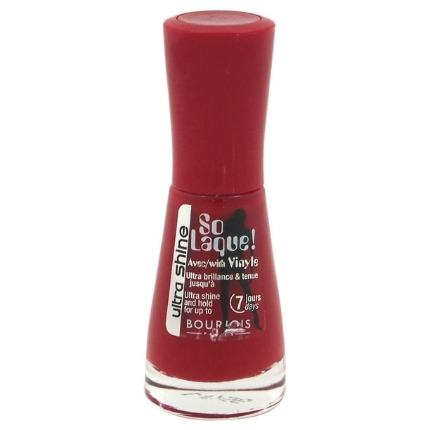 So Laque Ultra Shine - 24 Rouge Escarpin by Bourjois for Women - 0.3 oz Nail Polish