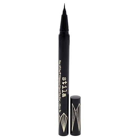 Stay All Day Waterproof Liquid Eye Liner Micro Tip - Intense Black by Stila for Women - 0.016 oz Eyeliner