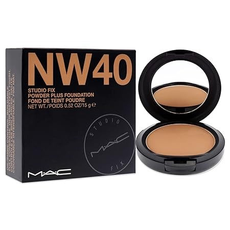 Studio Fix Powder Plus Foundation - NW40 by MAC for Women - 0.52 oz Foundation