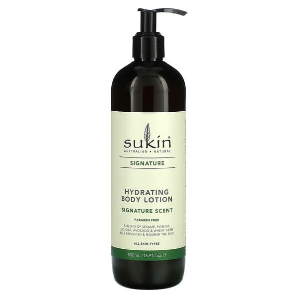 Sukin, Hydrating Body Lotion, Signature, 16.9 fl oz (500 ml)