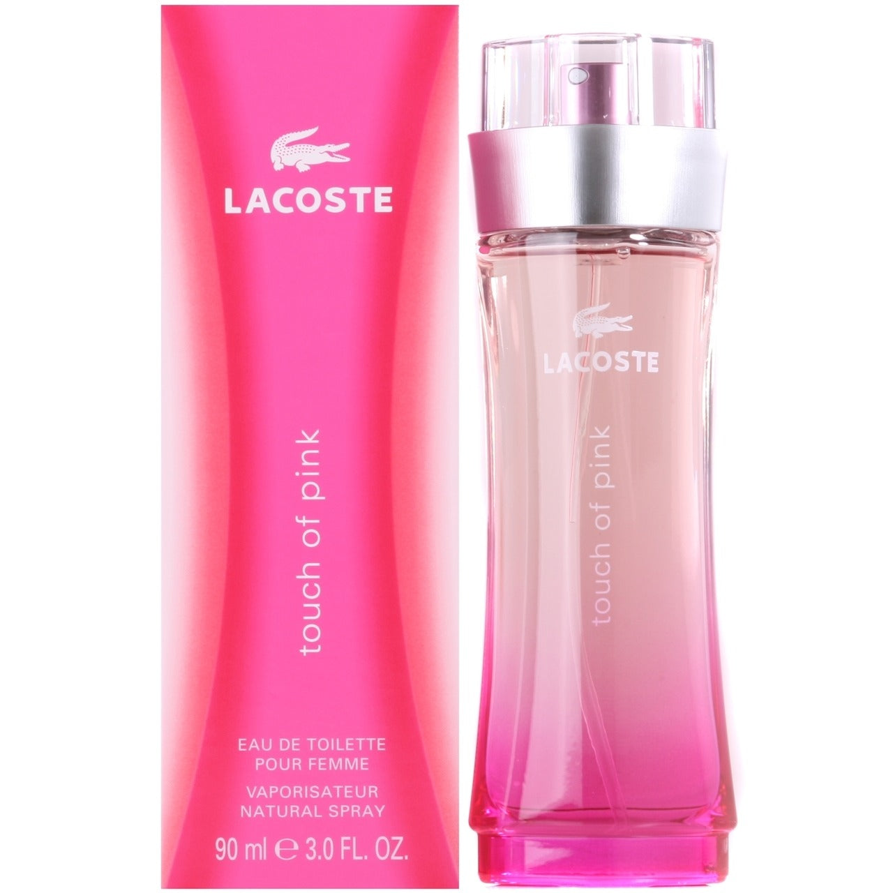 Touch of Pink by Lacoste for Women - 3 oz EDT Spray