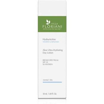 Ultra Hydrating Day Lotion SPF20 - Aloe by Villa Floriani for Women - 1.69 oz Moisturizer