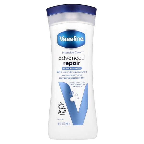 Vaseline, Intensive Care, Advanced Repair Lotion, Unscented, 10 fl oz (295 ml)