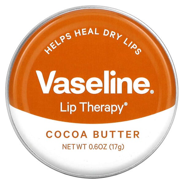 Vaseline, Lip Therapy, Cocoa Butter, 0.6 oz (17 g)