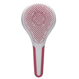 Wet and Dry Hair Detangler Fine Hair - Pink-White by Michel Mercier for Women - 1 Pc Hair Brush