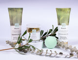 White Tea + Eucalyptus by Memoire Archives, 4 Piece Bath & Body Set for Unisex