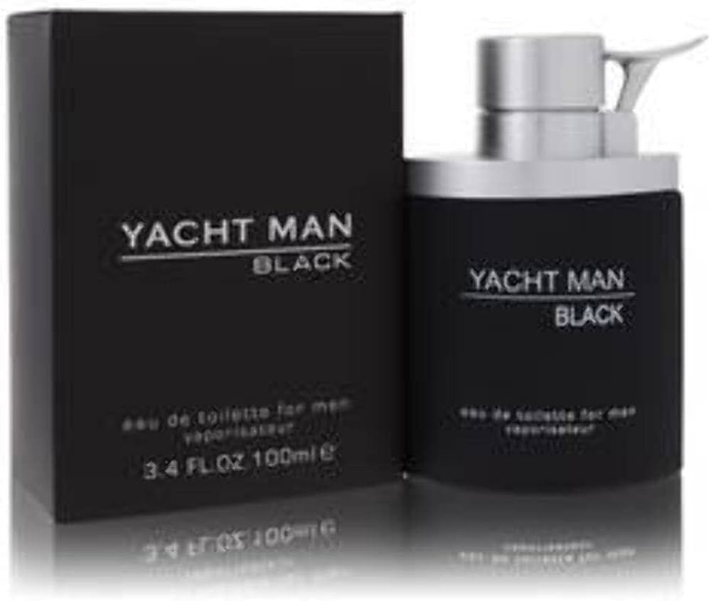 Yacht Man Black by Myrurgia for Men - 3.4 oz EDT Spray