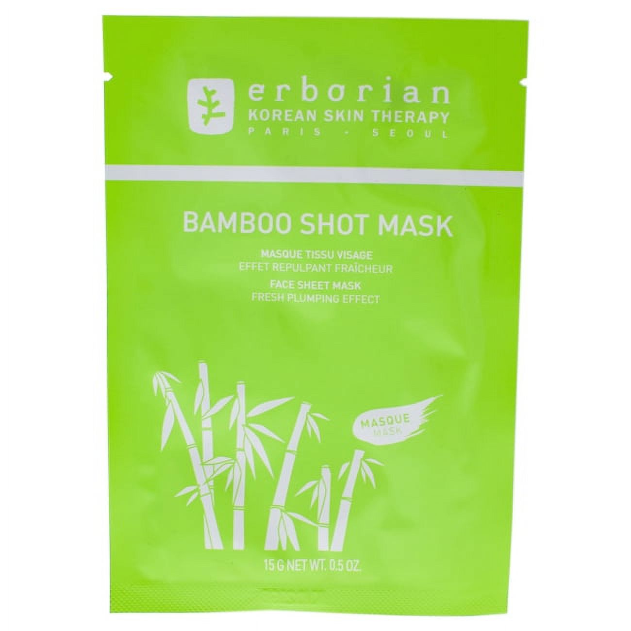 Bamboo Shot Mask by Erborian for Women - 0.5 oz Mask