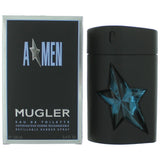 Angel by Thierry Mugler, (A*men) 3.4 oz Eau De Toilette Refillable Rubber Spray for Men