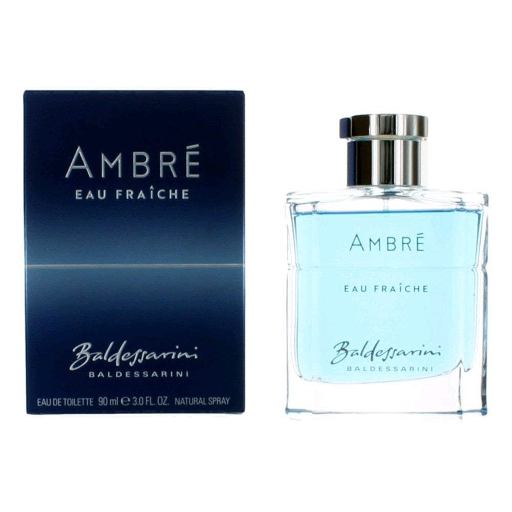 Baldessarini Ambre Eau Fraiche by Baldessarini, 3 oz Eau De Toilette Spray for Men