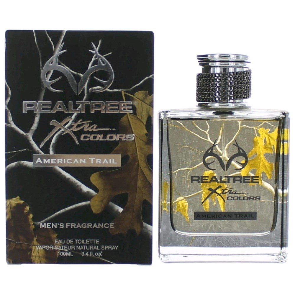 Realtree Xtra Colors American Trail by Realtree, 3.4 oz Eau De Toilette Spray for Men