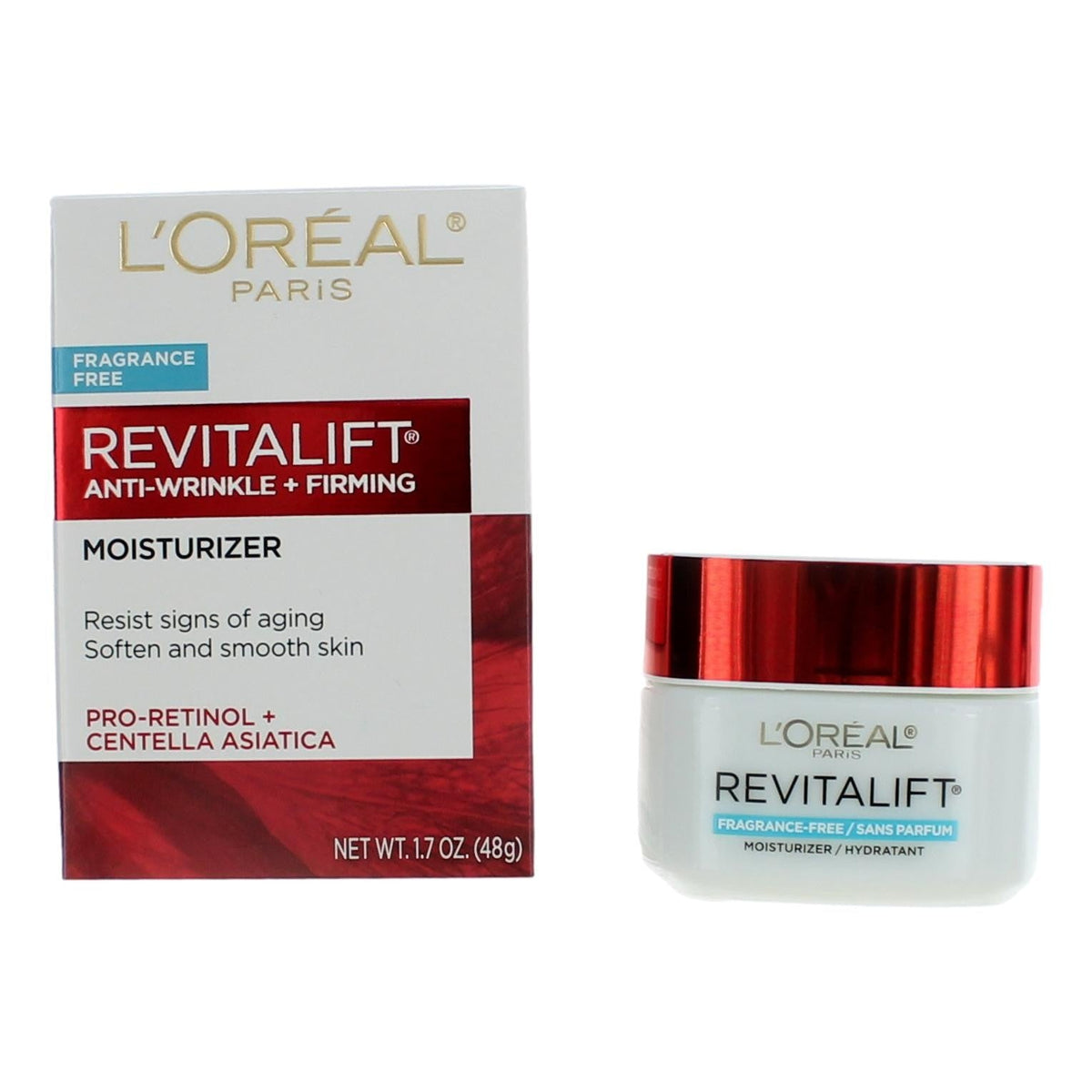 L'Oreal Revitalift Anti-Wrinkle & Firming by L'Oreal, 1.7 oz Fragrance Free Moisturizer