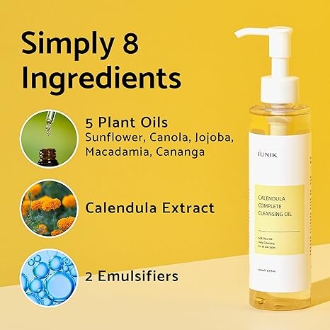 iUNIK, Complete Cleansing Oil, Calendula, 6.7 fl oz (200 ml)