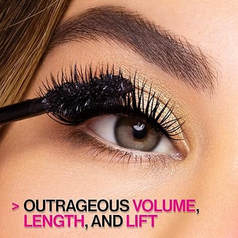 wet n wild, Big Poppa Mascara, Blackest Black, 0.33 fl oz (10 ml)