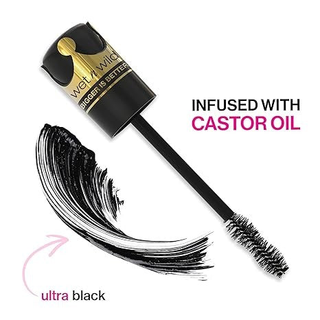 wet n wild, Big Poppa Mascara, Blackest Black, 0.33 fl oz (10 ml)