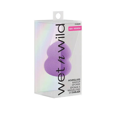 wet n wild, Hourglass Makeup Sponge, Purple, 1 Sponge